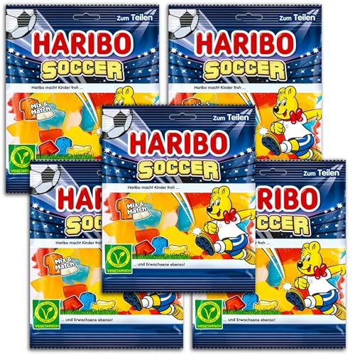 5 er Pack Haribo Soccer vegetarisch 5 x 175g von HARIBO