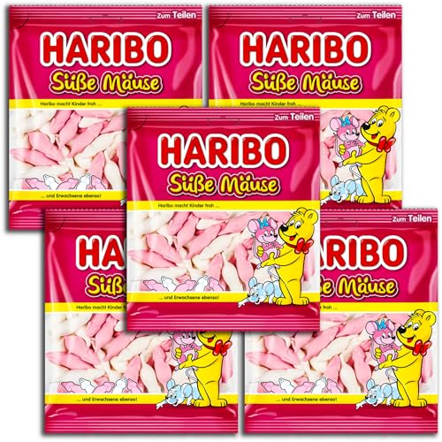 5 er Pack Haribo Süße Mäuse 5 x 175 g von HARIBO