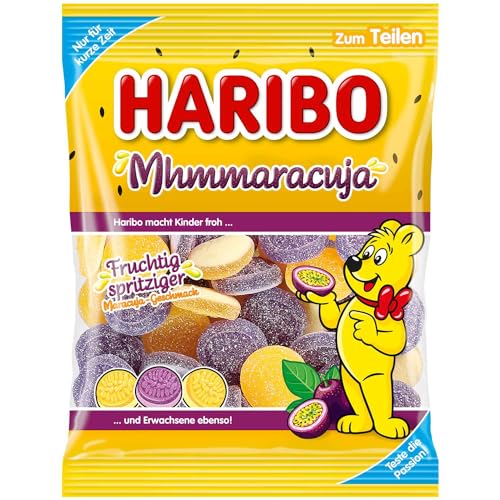 5 er Set Haribo Mhmmaracuja Fruchtgummi 5 x 160g von HARIBO