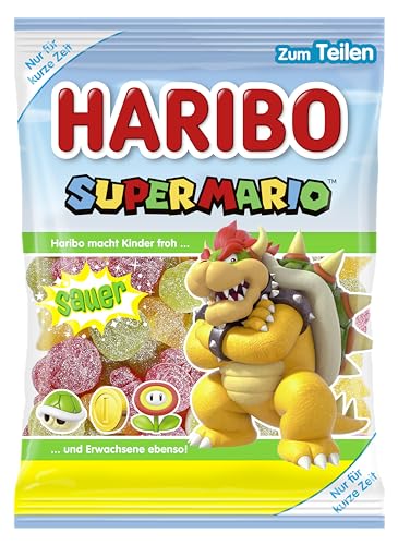 5 er Set Haribo Super Mario sauer 5 x 175g von HARIBO