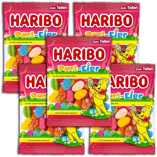 5er Pack Haribo Perl-Eier Gelee Ostereier 5 x 200 g von HARIBO