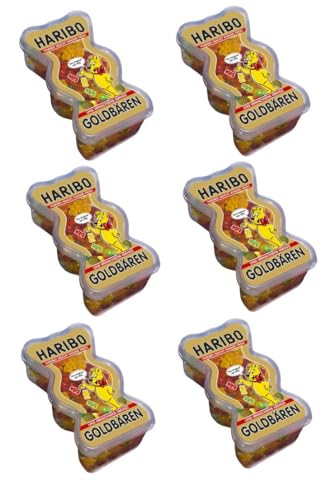 6 Dosen Haribo Goldbären Dose 450g (in der Bärendose) von HARIBO