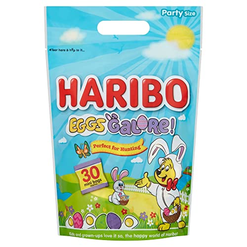 HARIBO Eier Galore Beutel 480 g Ostereier 30 Mini Beutel Eiersuche von HARIBO