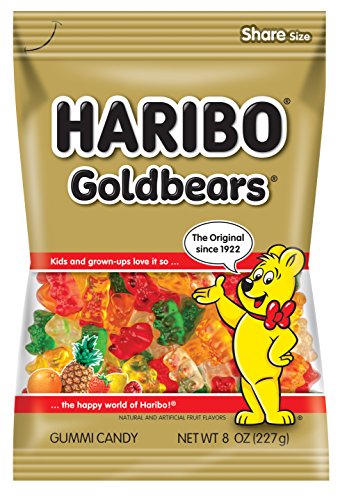 HARIBO Gummi Candy Original Goldbear 226.8 g Beutel von HARIBO