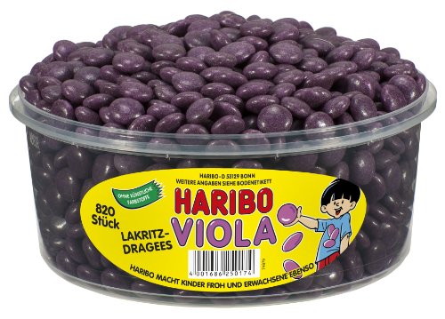 Haribo Viola 2 x 820 Stück in Runddose je 1148g von HARIBO