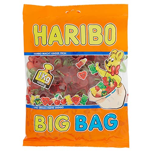 Haribo Beutel 1kg, Happy Cherries 1 x 1 kg von HARIBO