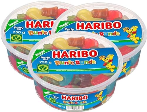 Haribo Bunte Runde 3er Pack (3 x 750g) von HARIBO