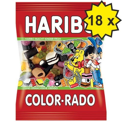 Haribo Color Rado (18x 200g Beutel) von HARIBO