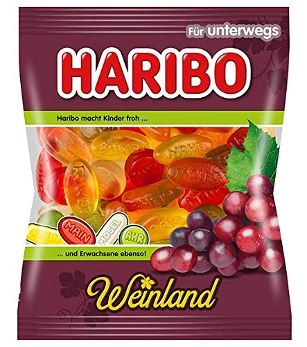 Haribo Fruchtgummi Weinland Weingummi VE=200g von HARIBO