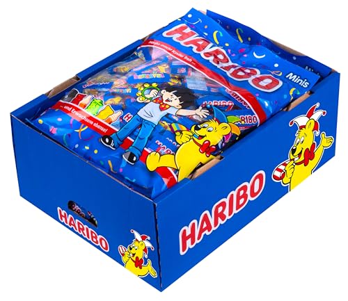 Haribo Gummibärchen Mix - Wurfmaterial für Karneval und Fasching - 400 Minibeutel einzeln verpackt - Süßigkeiten Großpackung - 3,2kg von HARIBO