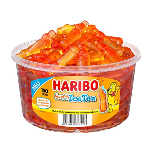 Haribo Happy IceTea, 1.200g Runddose 150 Stück von HARIBO