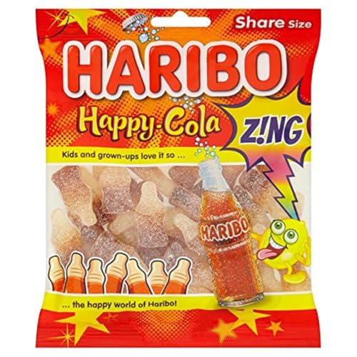 Haribo Happy Lemon fresh Cola (200 g Beutel) von HARIBO