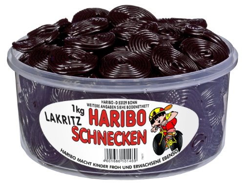 Haribo Lakritz-Schnecken/1506914 Inh.1kg von HARIBO