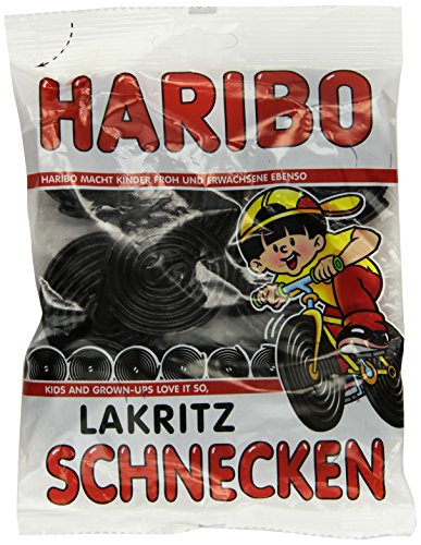 Haribo Lakritz Schnecken , 4er Pack (4 x 200 g) von HARIBO