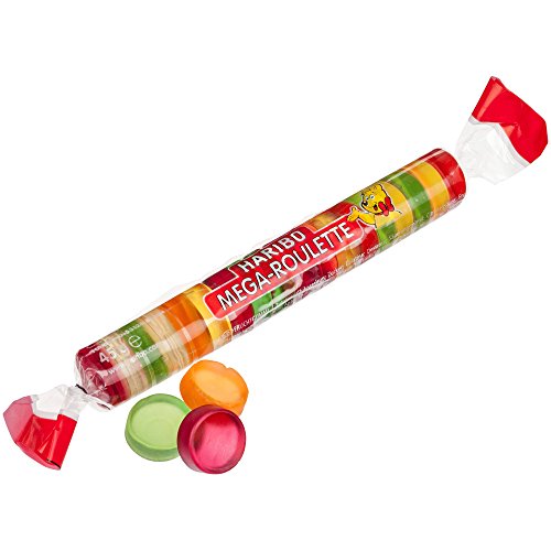 Haribo Mega Roulette Fruchtgummi Rolle 45g von HARIBO