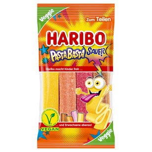 Haribo Pasta Basta Sauer veggie, 18er Pack (18 x 160g) von HARIBO