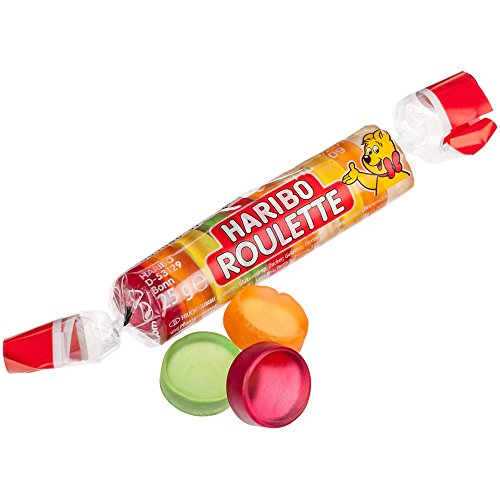 Haribo Roulette Fruchtgummi Rolle 25g von HARIBO