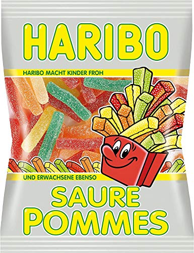 Haribo - Saure Pommes - Fruchtgummi - 24 x 100 Gramm Beutel von HARIBO