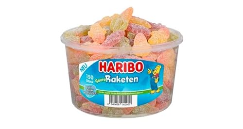 Haribo Saure Raketen 150 Stück / 1200g von HARIBO