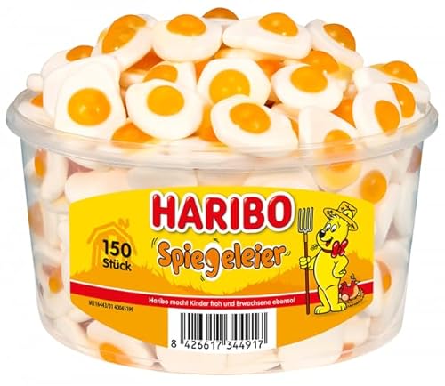 Haribo Spiegeleier Runddose 3er Pack (3 x 975g) von HARIBO