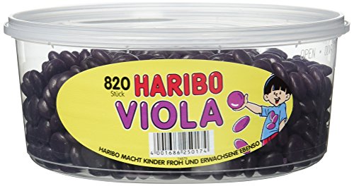 Haribo Viola 2 x 820 Stück in Runddose je 1148g von HARIBO