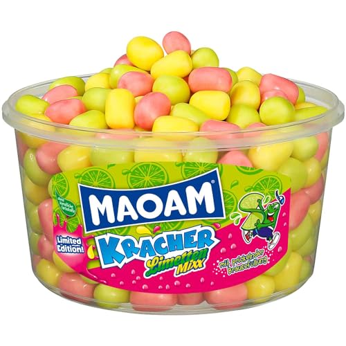 Maoam Kracher Limetten Mix 1200g von HARIBO