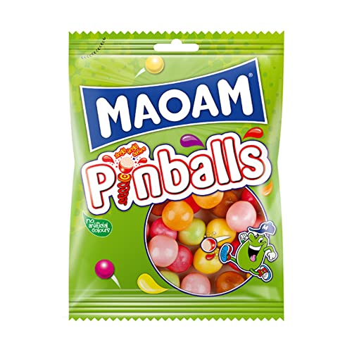 Sußichkeiten Haribo | Maoam Pinballs (28X 70Gr | Haribo Box | Haribo Großpackung | 28 Pack | 1960 Gram Total von HARIBO