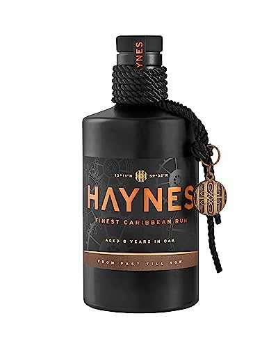 HAYNES Rum (40% Vol.) - 0,5L Flasche - Karibischer Rum mit 8 Jahren Eichenfasslagerung von HAYNES