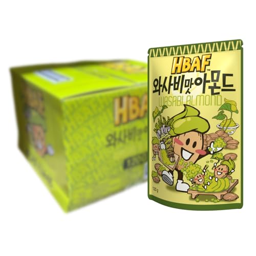 HBAF - Mandel mit Wasabi Geschmack - 20 X 120 GR - Multipack von HBAF