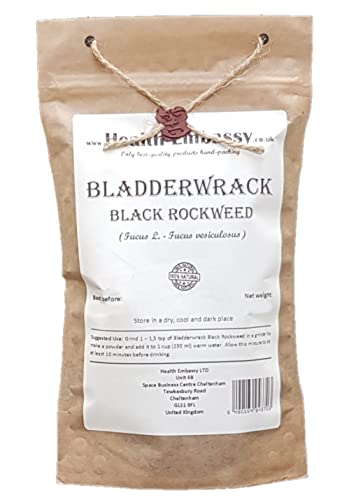 Fucus Vesikulous – Fucus L – Bladderwrack Black Rockweed Health Embassy (100 g) von HEALTH EMBASSY