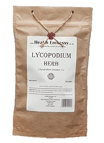 Health Embassy Bärlappkraut Kräutertee | Lycopodium Clavatum L | Lycopodium Herb Tea 100g von HEALTH EMBASSY