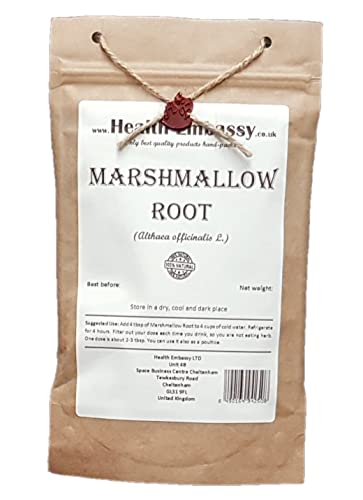 Health Embassy Eibischwurzel Kräutertee | Althea Officinalis L | Marshmallow Root Tea 50g von HEALTH EMBASSY