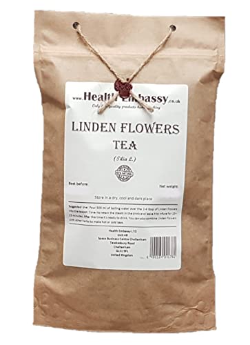 Health Embassy Lindenblüten Kräutertee | Tilia L | Linden Flower Tea 60g von HEALTH EMBASSY