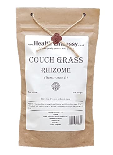 Health Embassy Queckenwurzel Rhizom Kräutertee | Elymus Repens L | Couch Grass Rhizome Tea 50g von HEALTH EMBASSY