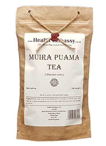 Muira Puama Tee (Liriosma Ovata/Ptychopetalum) - Health Embassy - 100% Natural (100g) von HEALTH EMBASSY