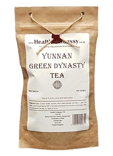 Health Embassy Yunnan Grüner Tee / Yunnan Green Dynasty Tea, 75g von HEALTH EMBASSY