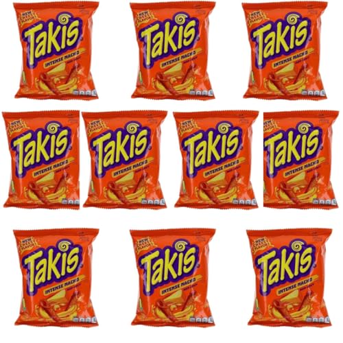 10x56g Takis Nacho Intense Cheese - Käse Tortilla Chips von HEART FOR CARDS