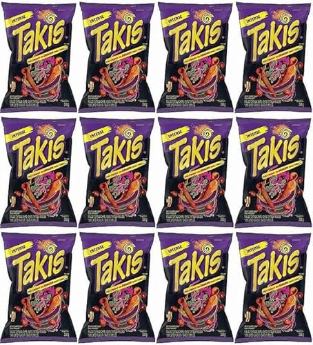 12x280g Takis Dragon - 12 RIESEN PARTY PACKS der lecker feurigen Takis Fuego mit Red Hot Chili Pepper Flavor von HEART FOR CARDS