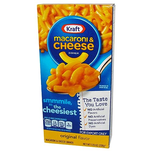 2 x Kraft Macaroni - Mac and Cheese - 2 x 7,25oz / 206g + Heartforcards® Versandschutz von HEART FOR CARDS