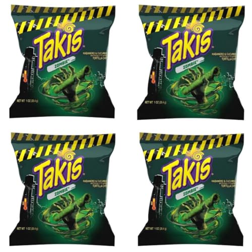 3 x Takis 28g Takis Hero Pack Bundle - Special Edition mit Fuego, Blue Heat & Intense Nacho Cheese - Chips (4 Takis Zombie) von HEART FOR CARDS