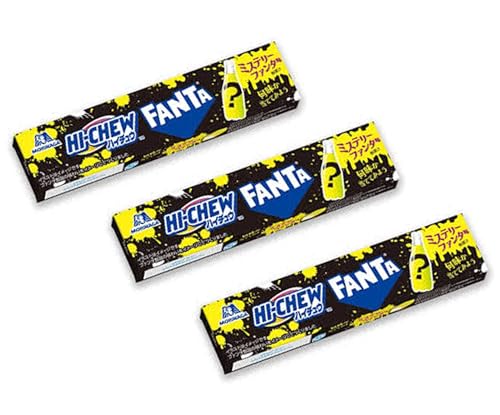 3x Hi-Chew Mystery Fanta | 3x 28g | Kaubonbon mit geheimen Fanta-Geschmacksrichtungen | Import aus Japan von HEART FOR CARDS