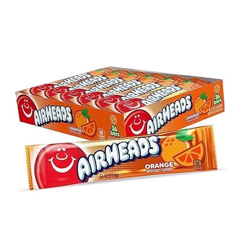 AIRHEADS amerikanische Kaugummi's (Orange, 36 Pack) von HEART FOR CARDS