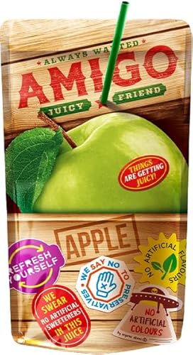 Amigo Softdrink - Juicy Friend 200ml pro Packung - Always Wanted (Apple, 8 Packungen) von HEART FOR CARDS