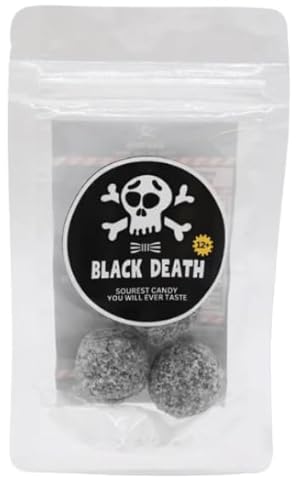 Black Death – Die sauersten Candy Balls der Welt! | Extrem saure Zitronen-Bonbons mit ultra-saurem Kern | Die ultimative Süßigkeiten-Challenge von HEART FOR CARDS