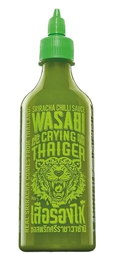 Crying Thaiger Sriracha Sauce 1x440ml Sauce - mit dem unvergleichbaren Geschmack Wasabi von HEART FOR CARDS