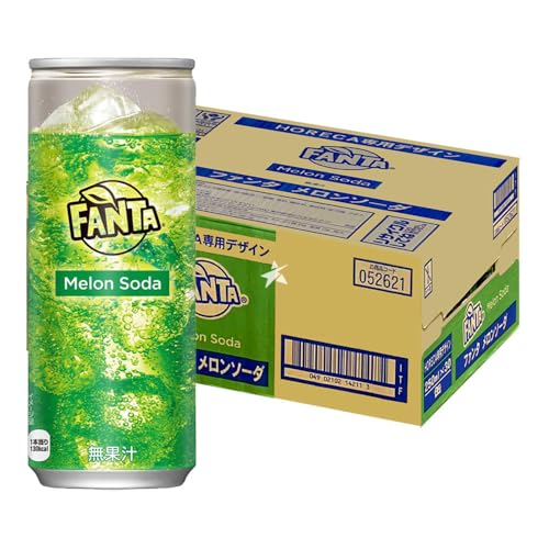 Fanta Melon Soda | 30x 250ml Dosen | Erfrischendes Melonen-Softgetränk | Sommerlicher Genuss aus Asien von HEART FOR CARDS