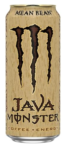 Java Monster Mean Bean | Kaffee + Energy Drink | 443 ml | Mit Vanille-Geschmack & Monster Energy Blend | 188 mg Koffein pro Dose von HEART FOR CARDS