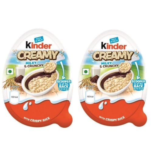 KINDER CREAMY - MILKY & CRUNCHY (19G) + (2 Stück) von HEART FOR CARDS