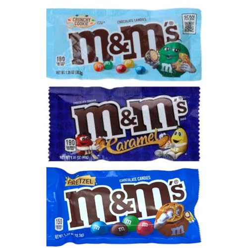 M&M's Überraschungspaket - 3x40g American M+M's aus 6 möglichen Geschmäckern - Überrasche deine Geschmacksnerven von HEART FOR CARDS