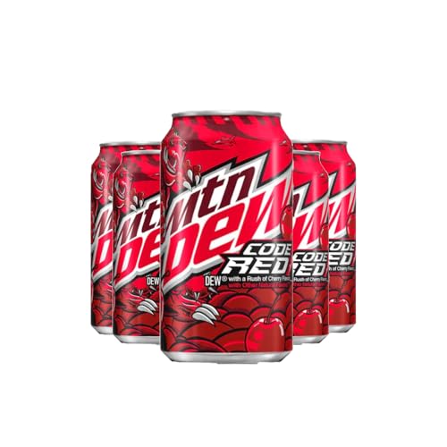 Mountain Dew Code Red 12 Pack - 12 x 355ml Dosen von HEART FOR CARDS